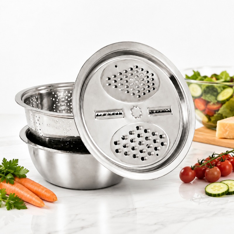 Meal Prep Chef - Juego de 3 Coladores de Cocina