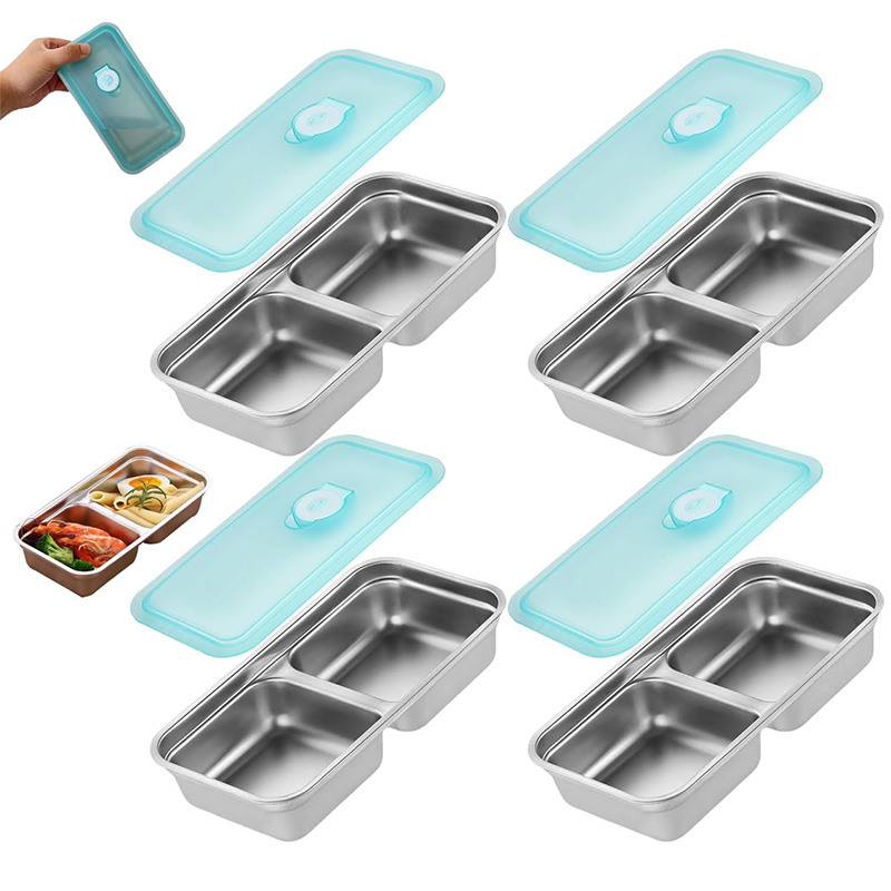 Stainless Bento Box - Caja portátil de acero inoxidable para
