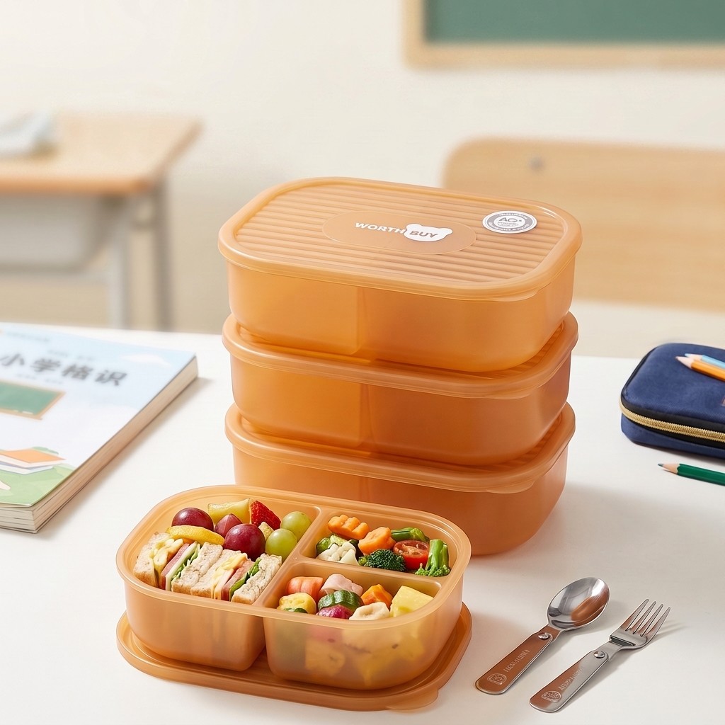 Meal Prep Japanese - Lonchera Japonesa de Plástico Bento para