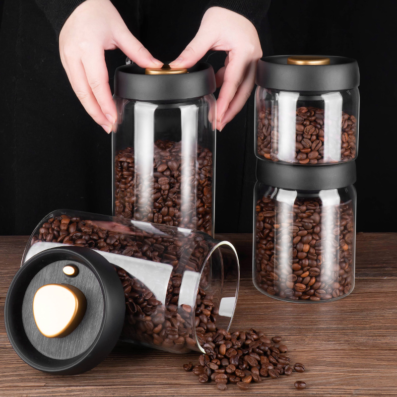 Glass Container Set - PARACITY tanque sellado al vacío, tarro