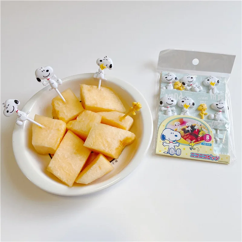 Rice Ball Mold - Tenedor de frutas Snoopy de dibujos