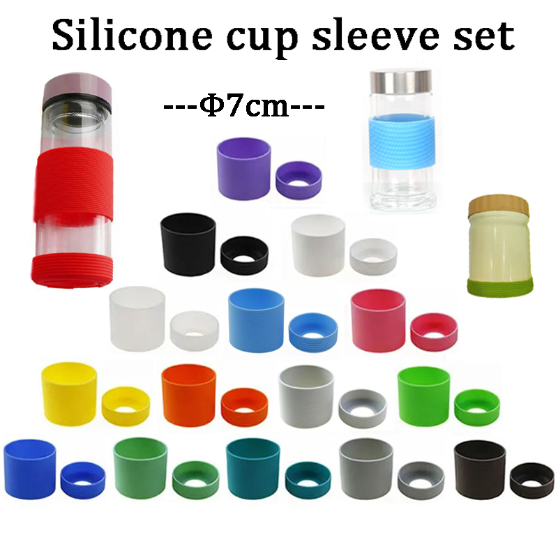 Glass Container Set - Juego de fundas de taza de