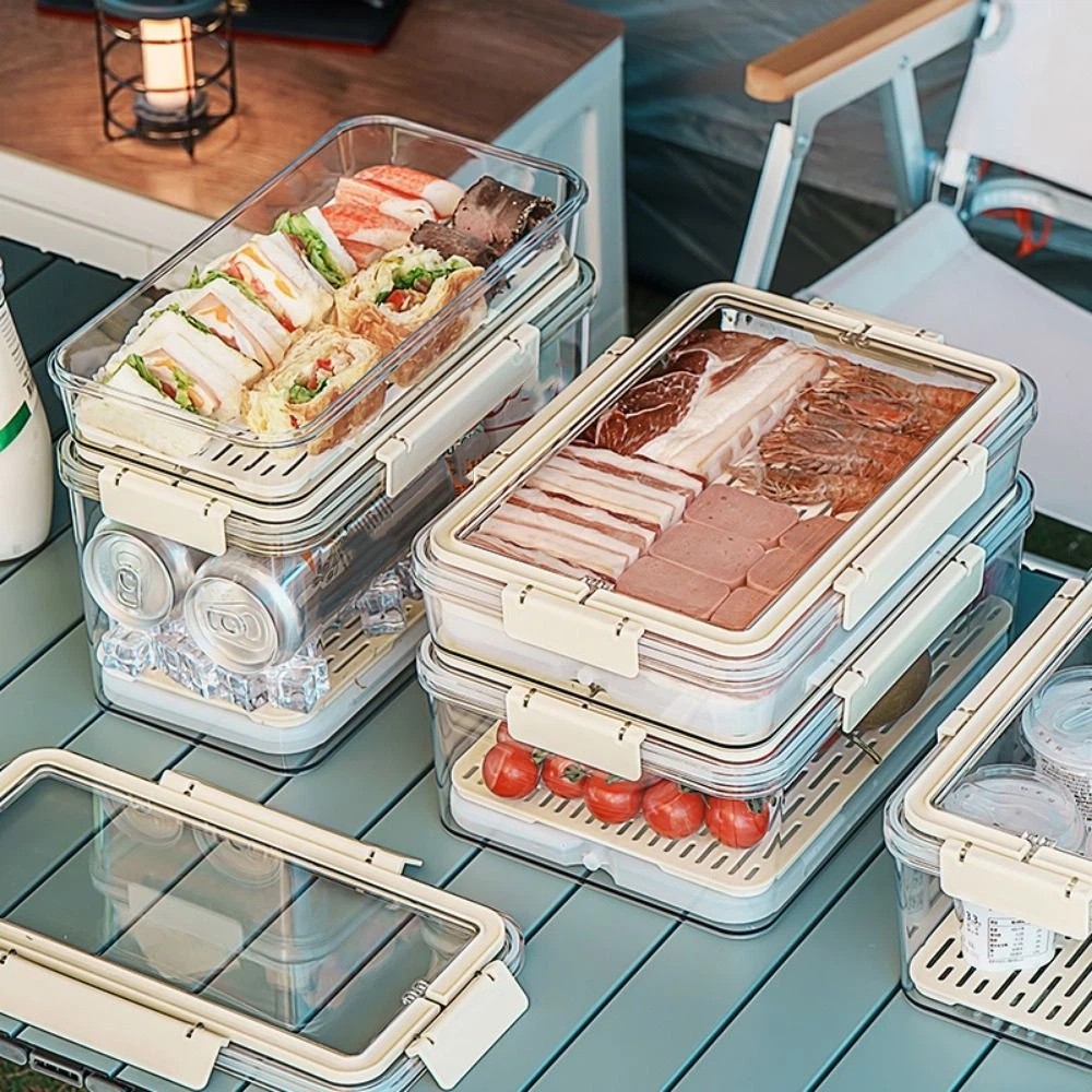 Meal Prep Pasta - Contenedor Transparente para Almacenamiento de Frutas,