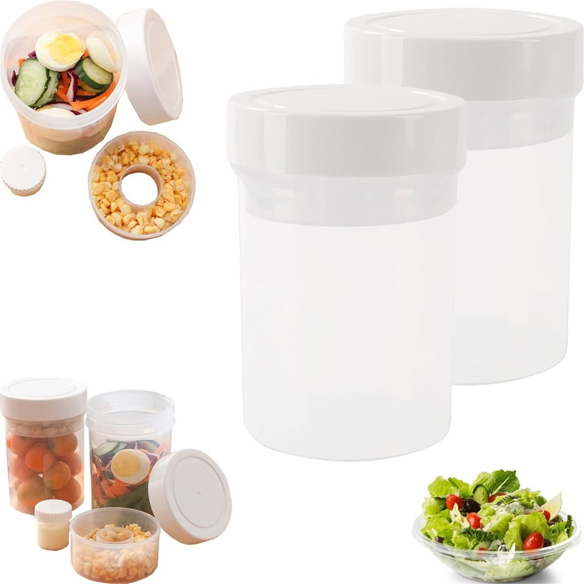Frascos para ensalada a prueba - Meal Prep Jar Salad reseña y precio