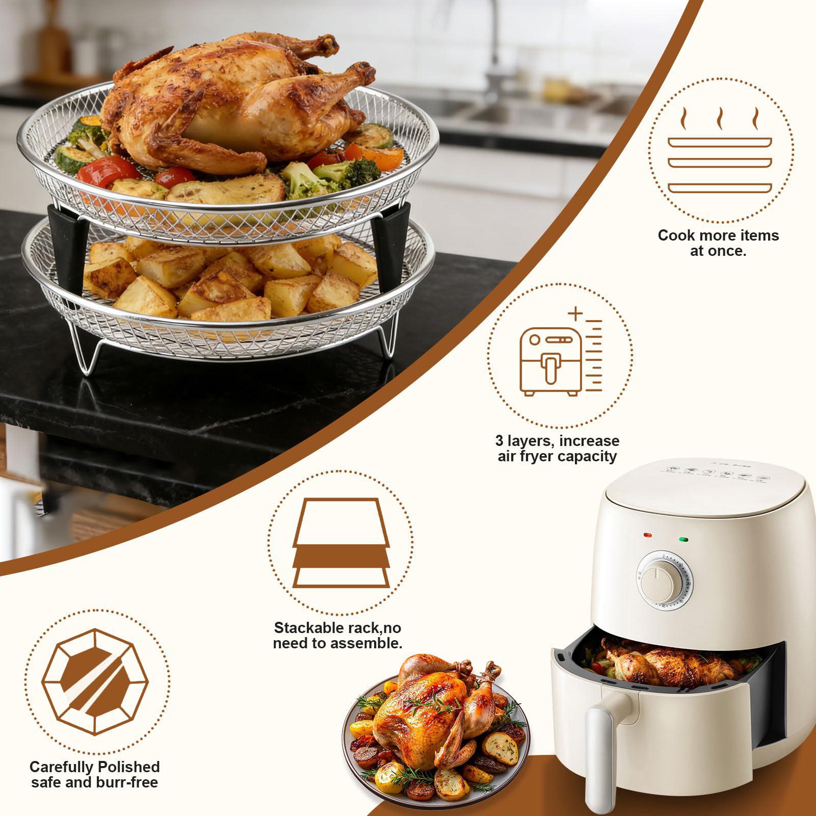 Cesta para freidora de aire de - Meal Prep Chef reseña y precio