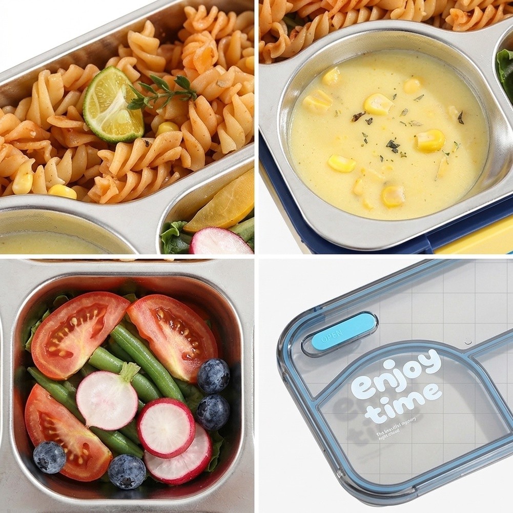Lonchera de acero inoxidable a - Meal Prep Yellow reseña y precio