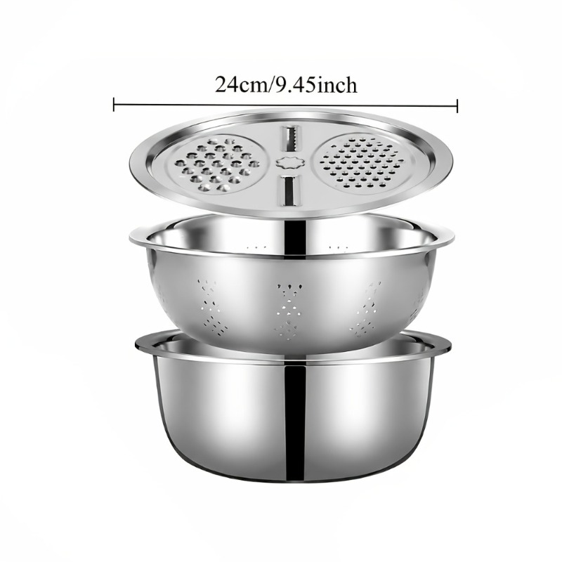 Juego de 3 Coladores de Cocina - Meal Prep Chef reseña y precio
