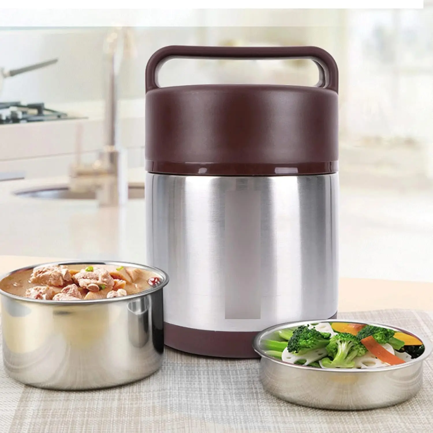 Lonchera Bento para Adultos, G - Stainless Bento Box reseña y precio