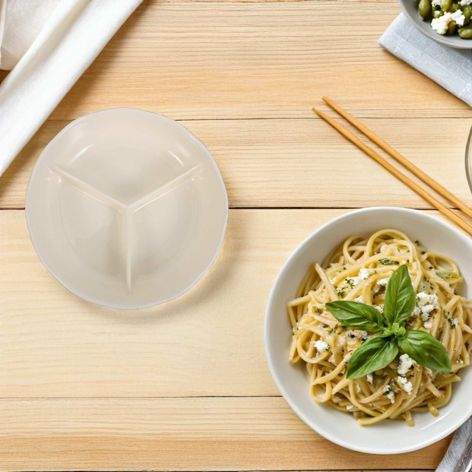 Plato de Cerámica Dividido par - Meal Prep Healthy reseña y precio