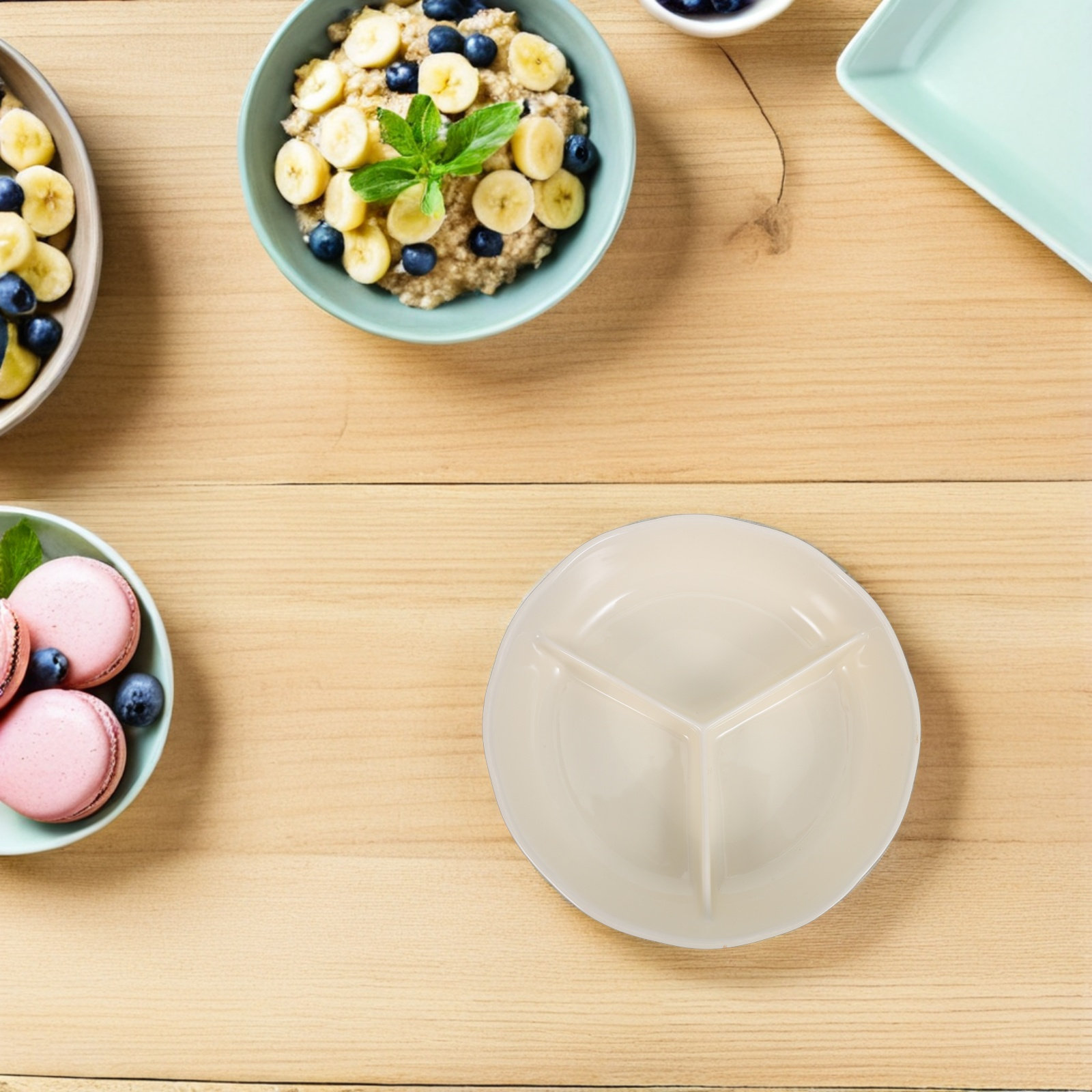 Plato de Cerámica Dividido par - Meal Prep Healthy reseña y precio