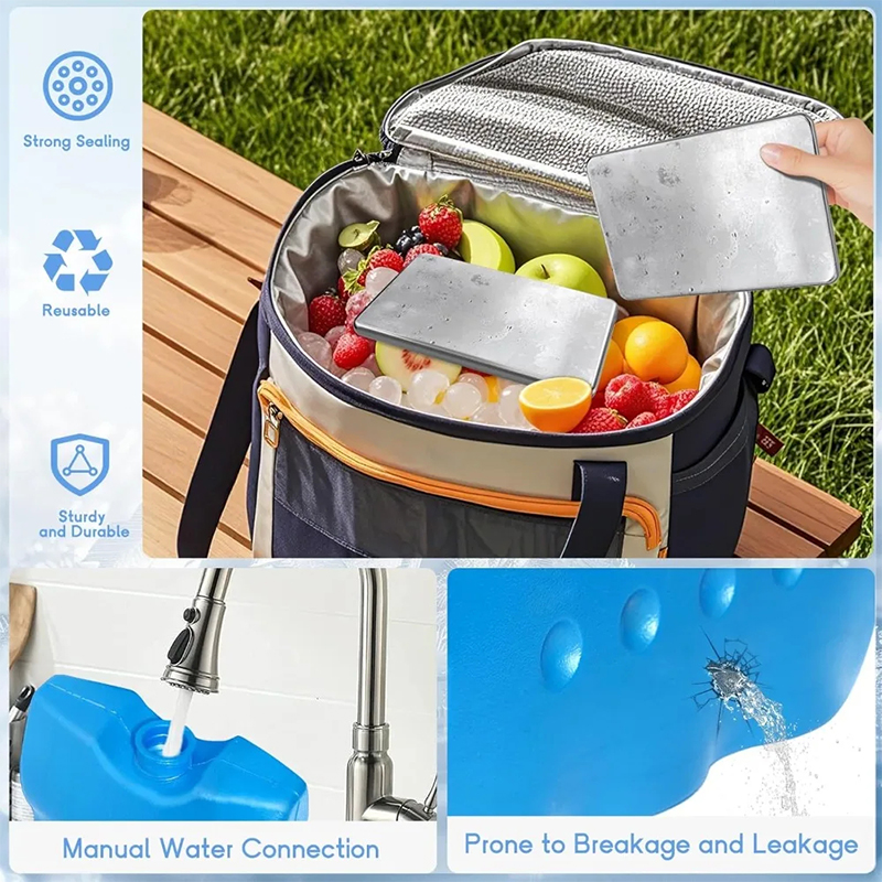 Bolsas de hielo para loncheras - Stainless Bento Box reseña y precio