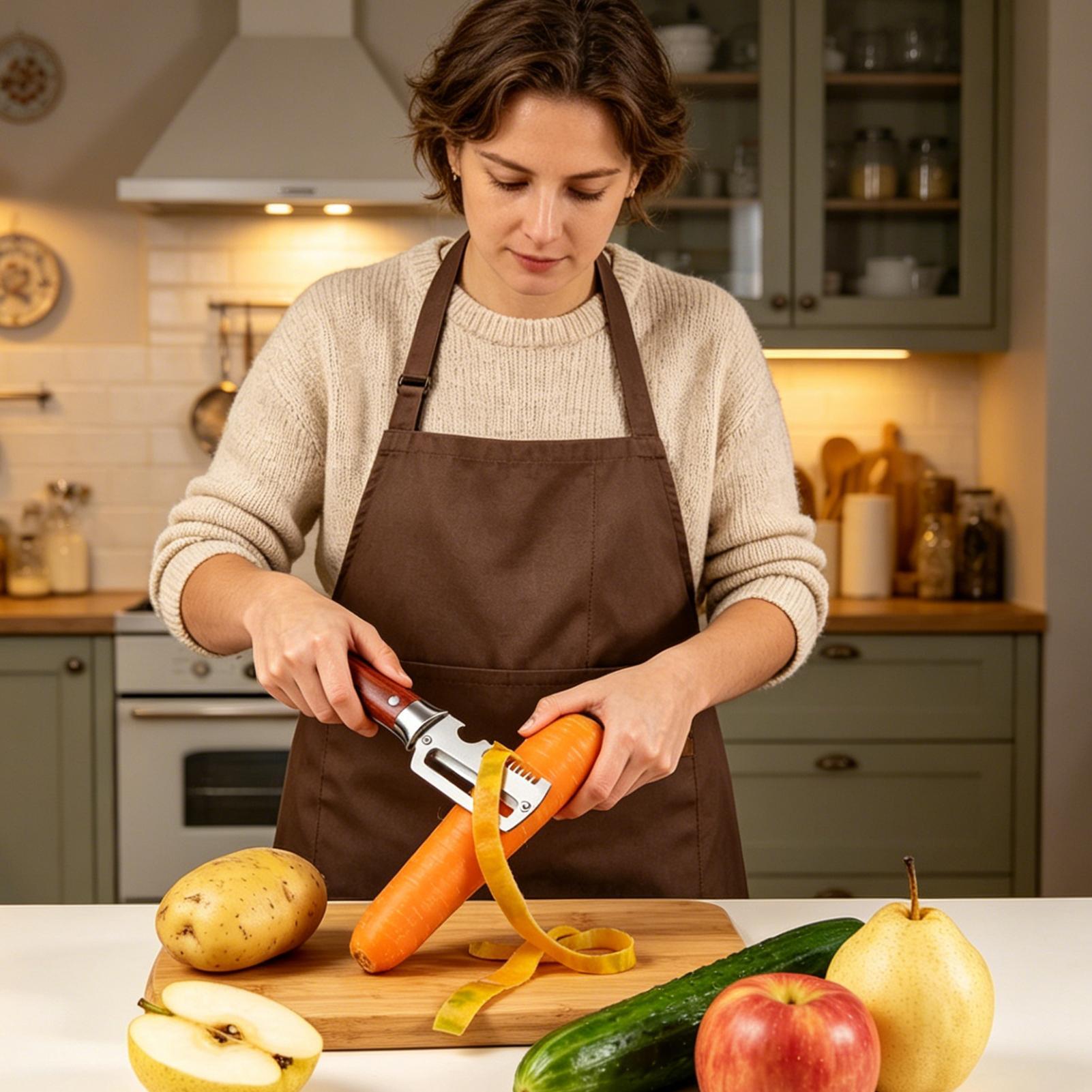 Pelador de verduras, herramien - Meal Prep Chef reseña y precio