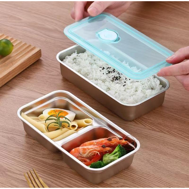 Caja portátil de acero inoxida - Stainless Bento Box reseña y precio