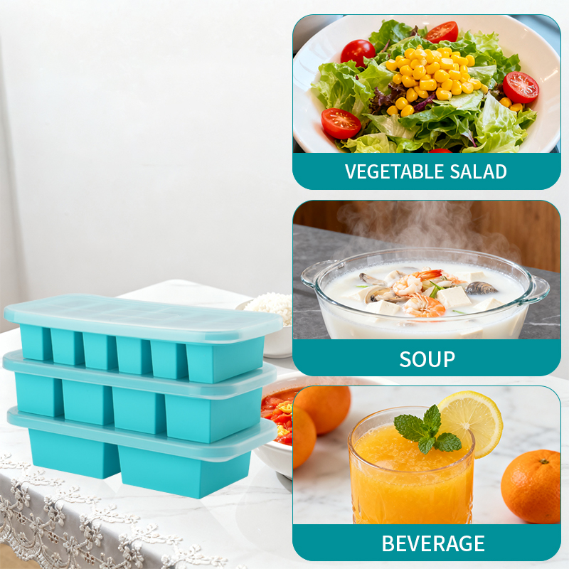 Bandeja de silicona para conge - Meal Prep Chef reseña y precio
