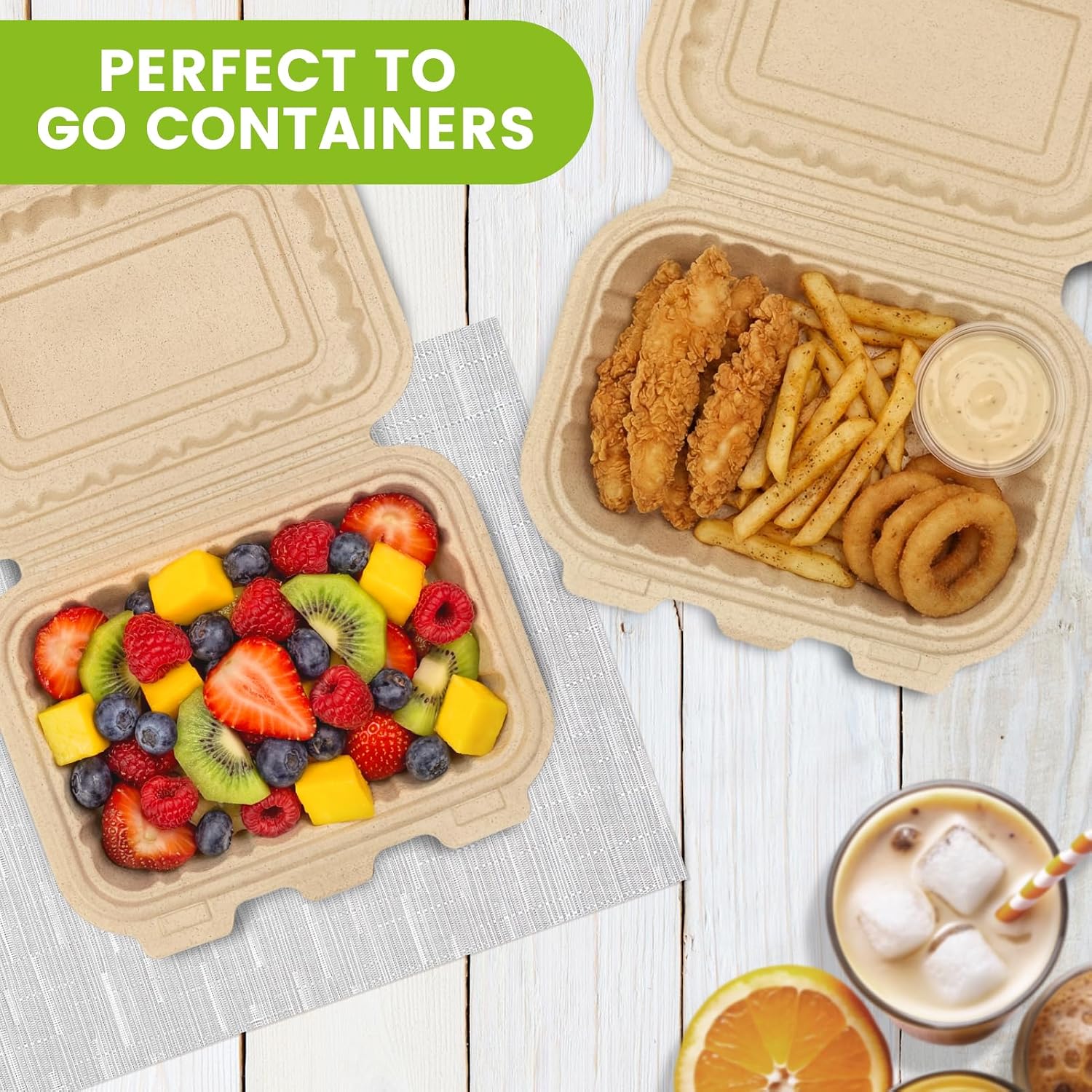 Paquete de 50 Contenedores Des - Meal Prep Pasta reseña y precio