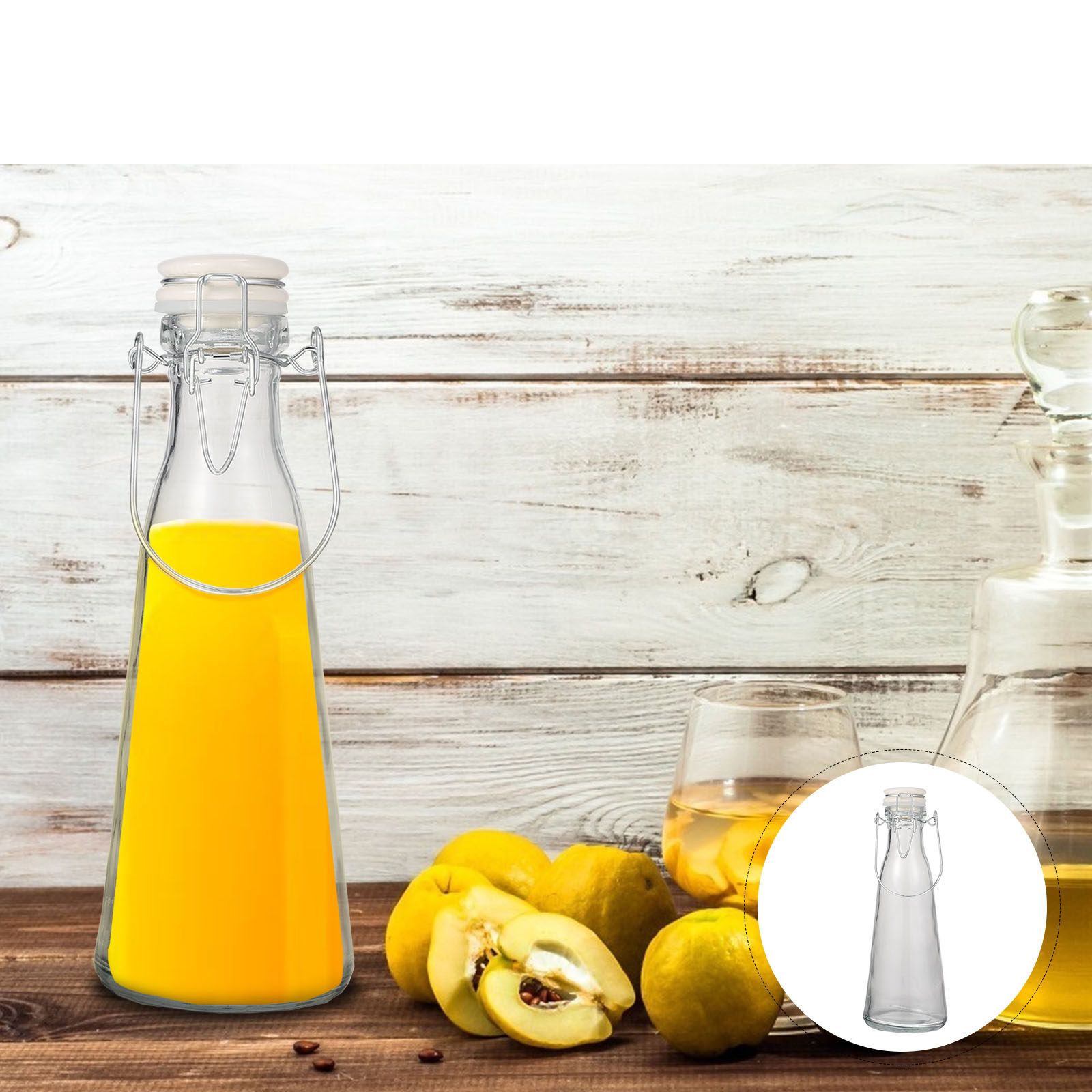 Juego de botellas de vidrio tr - Glass Container Set reseña y precio