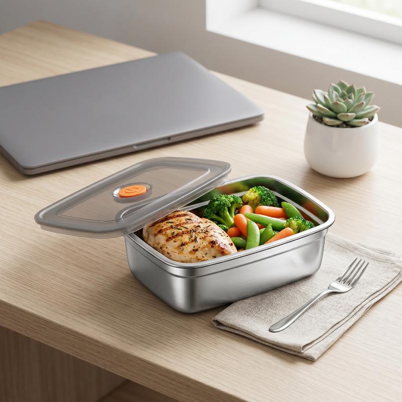 Lonchera de Acero Inoxidable p - Stainless Bento Box reseña y precio