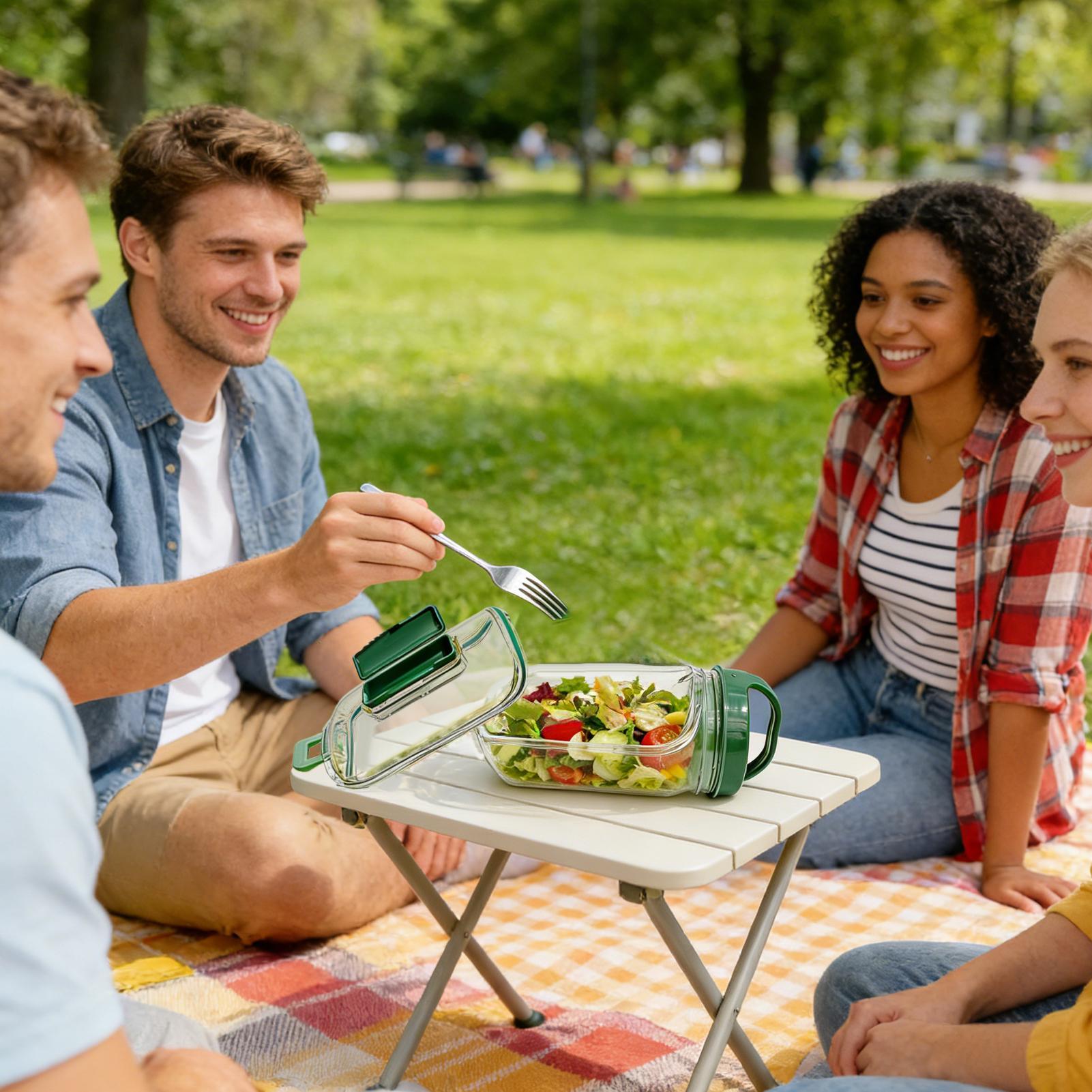 Contenedor de Ensalada Herméti - Meal Prep Jar Salad reseña y precio