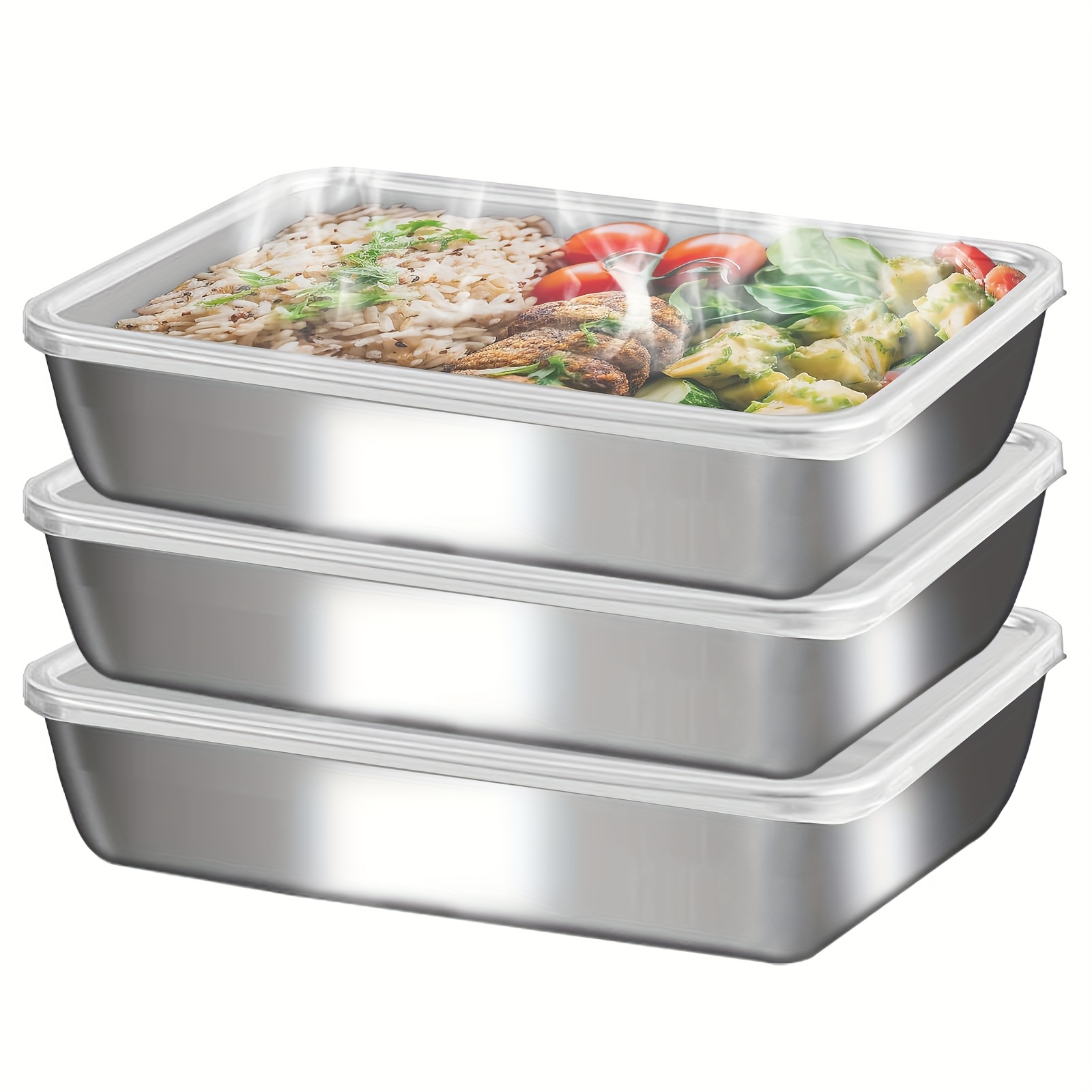 Juego de 3 Recipientes de Acer - Stainless Bento Box reseña y precio