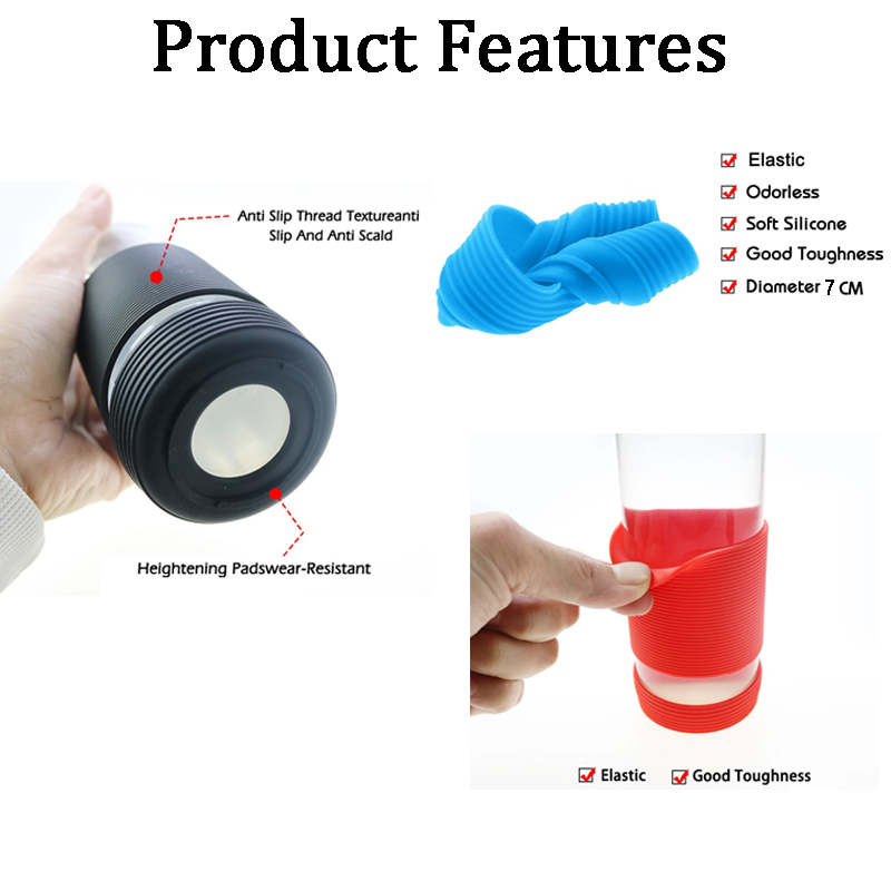 Juego de fundas de taza de sil - Glass Container Set reseña y precio
