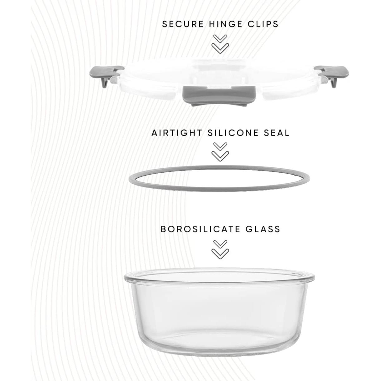 24 recipientes de almacenamien - Meal Prep Kit reseña y precio