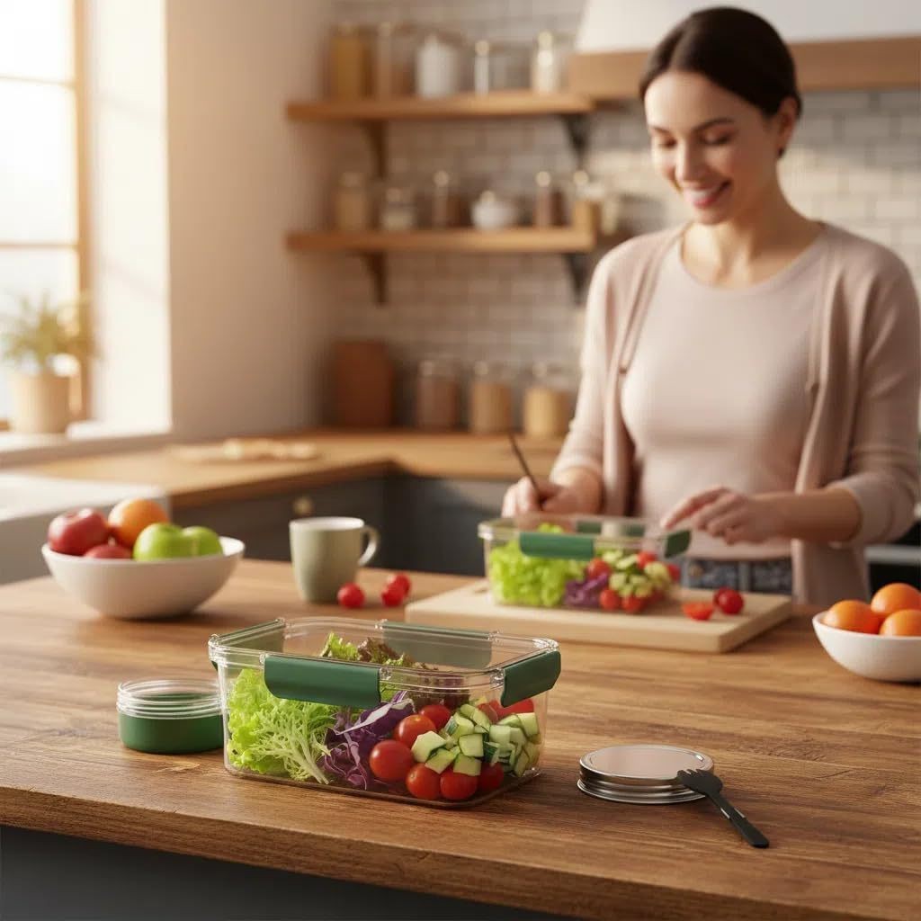 Tarro Solar para cápsulas, con - Meal Prep Jar Salad reseña y precio