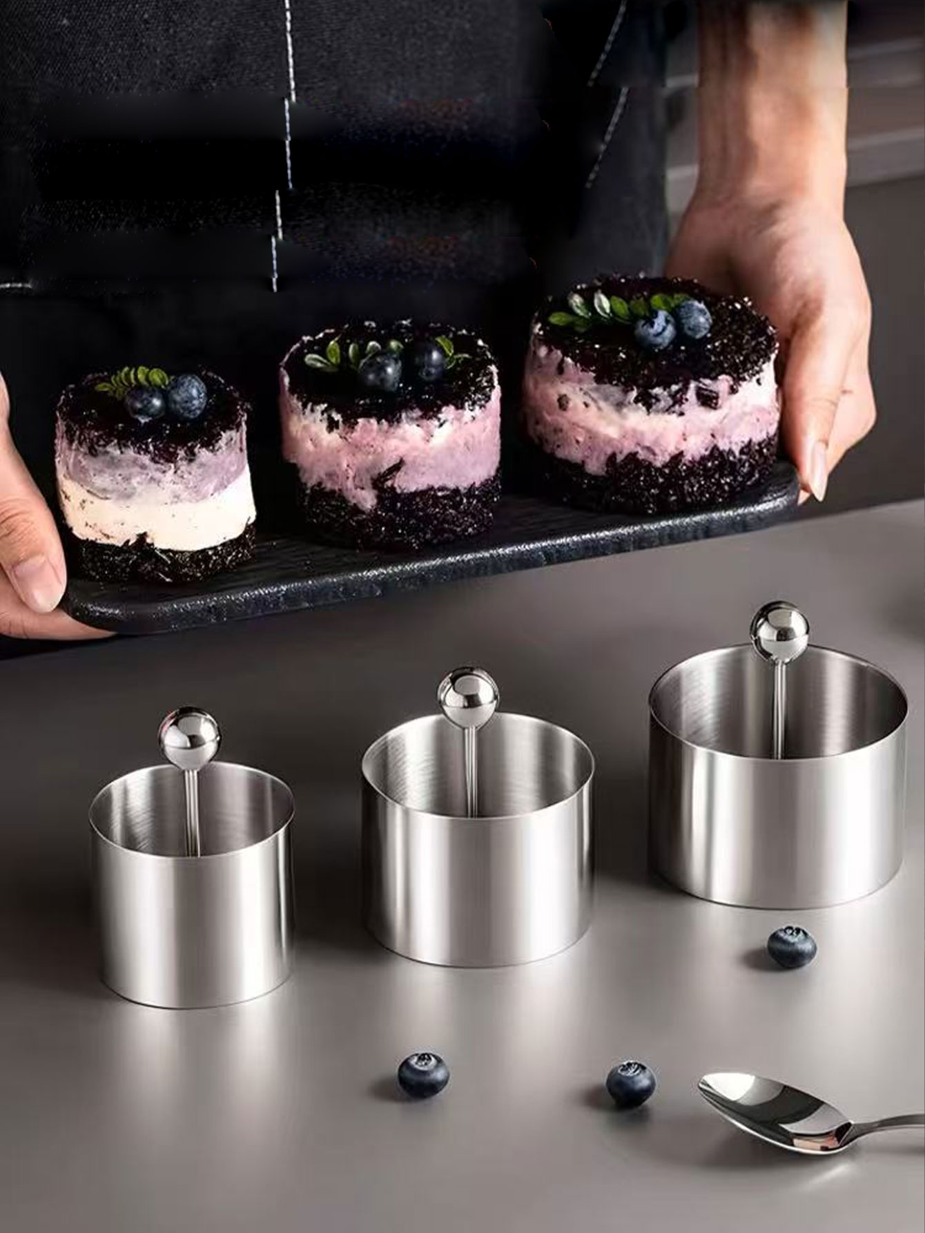 304 Acero inoxidable púrpura a - Rice Ball Mold reseña y precio