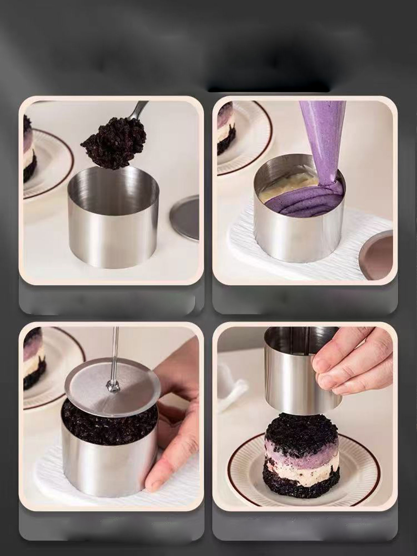 304 Acero inoxidable púrpura a - Rice Ball Mold reseña y precio