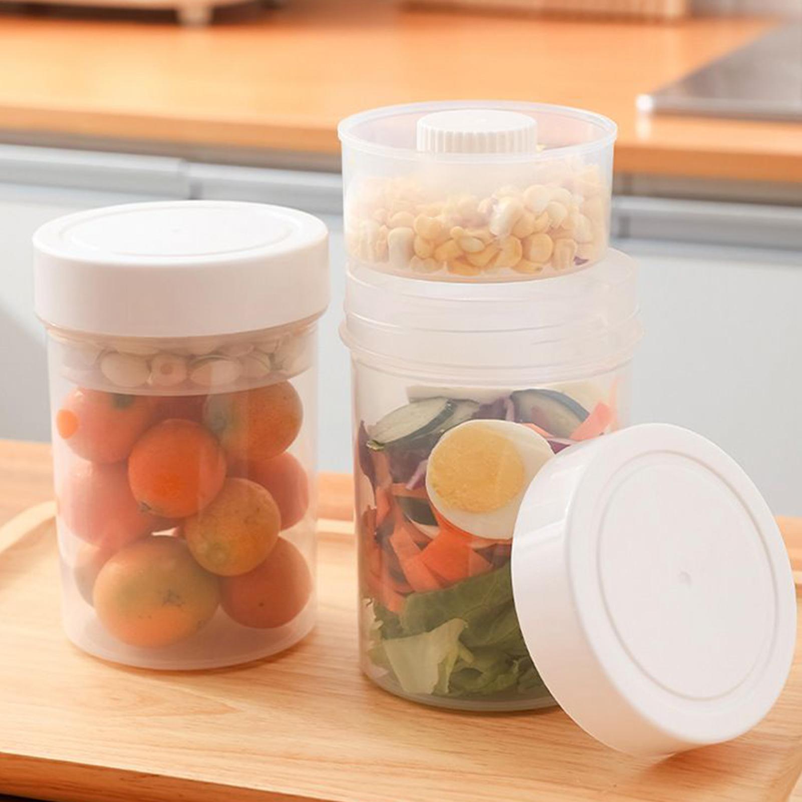 Frascos para ensalada con tapa - Meal Prep Jar Salad reseña y precio