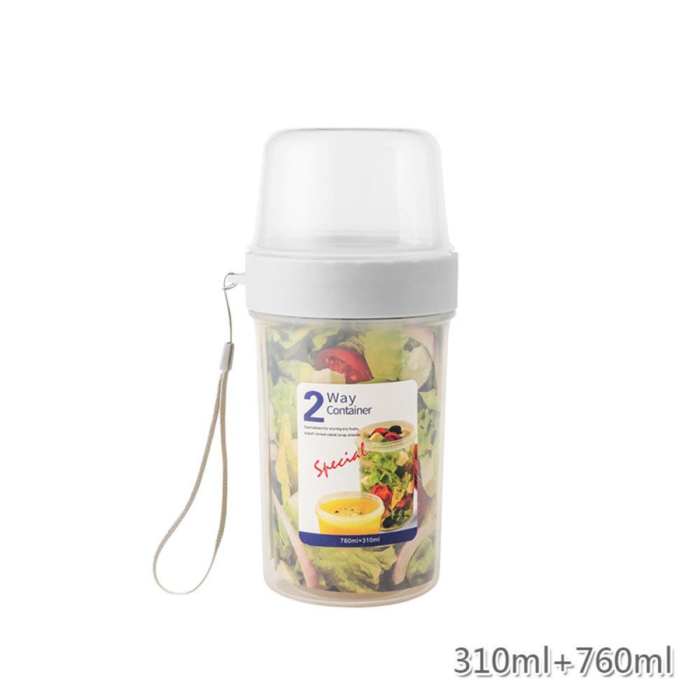 Contenedor de Alimentos a Prue - Meal Prep Jar Salad reseña y precio