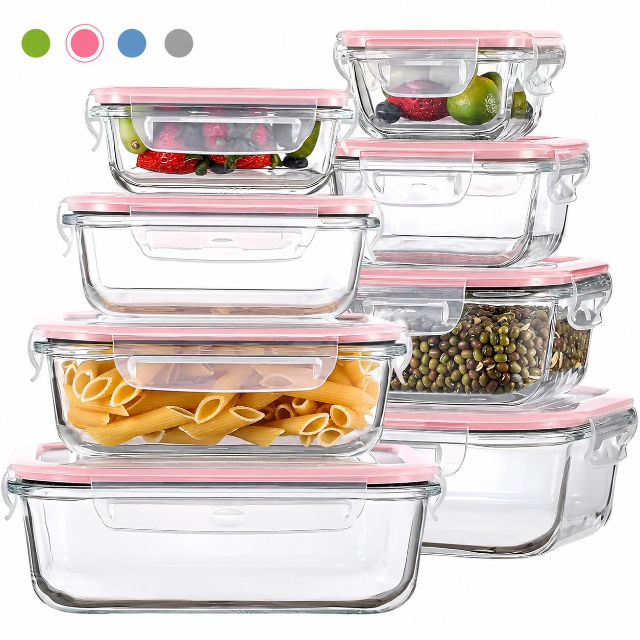 Juego de 8/12 piezas de recipi - Meal Prep Kit reseña y precio
